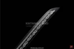 Sleek Silver Finish on Kuro Mujō Katana