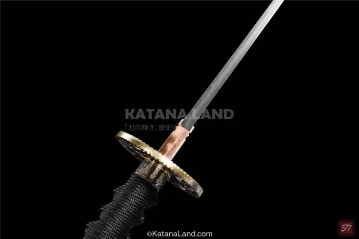 Unique BO-HI blade design on Akichiku no Tachi katana