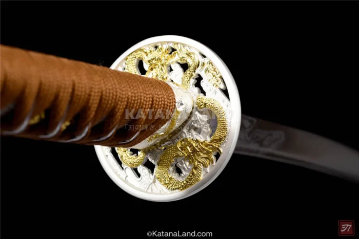 Gold Blade Samurai Sword for Collectors