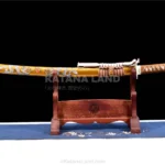 Golden Dragon Warrior Katana with Medium Carbon Steel Blade
