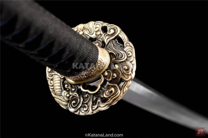 Authentic katana swords made of Damascus steel