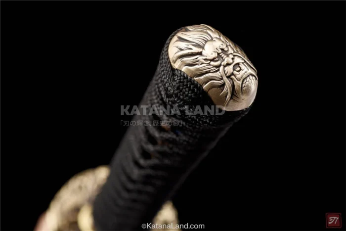 Exquisite craftsmanship in Kaze no Shinken katana