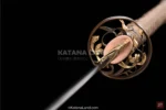 Bronze Finish Katana with T10 Steel Edge