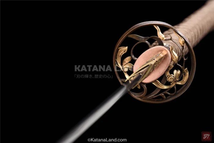Bronze Finish Katana with T10 Steel Edge