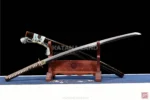 Elegant Kaze Hana Yuki Tsuki Katana in Bronze