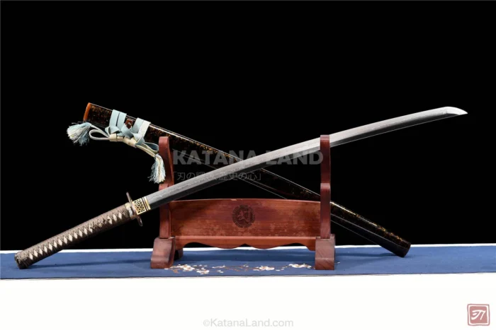 Elegant Kaze Hana Yuki Tsuki Katana in Bronze