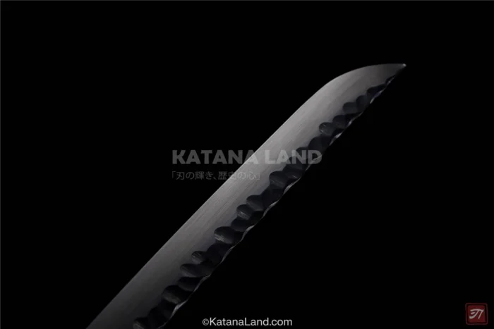 Authentic Black Katana with High Carbon Steel