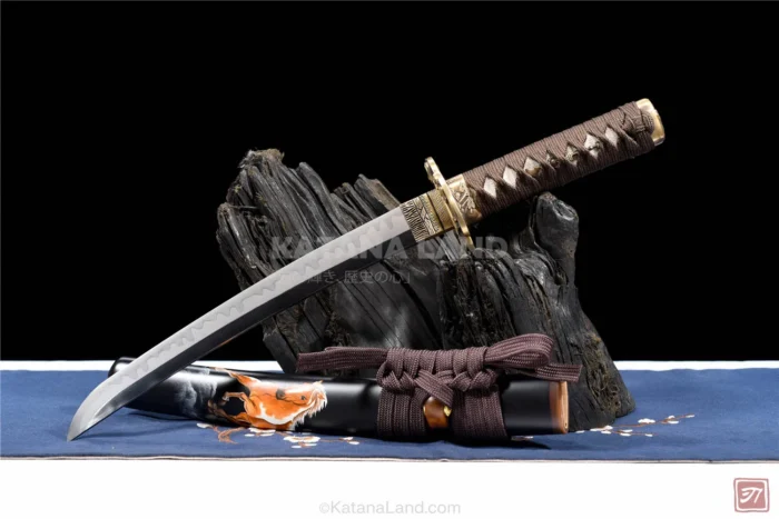 Black samurai katana for collectors