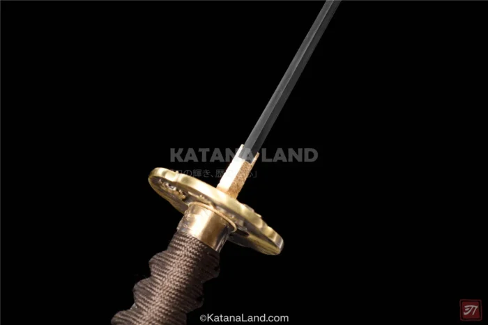 Elegant black katana with T10 steel