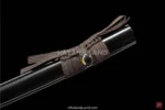 High-Performance Black Katana Sword with BO-HI