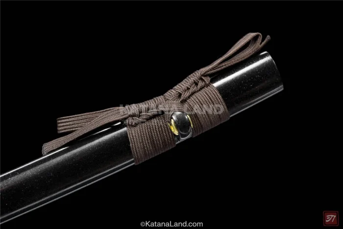 High-Performance Black Katana Sword with BO-HI