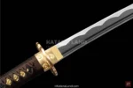 Sleek Black Blade Samurai Katana for Display