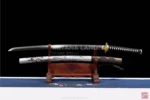 Silver Hamon Katana Sword