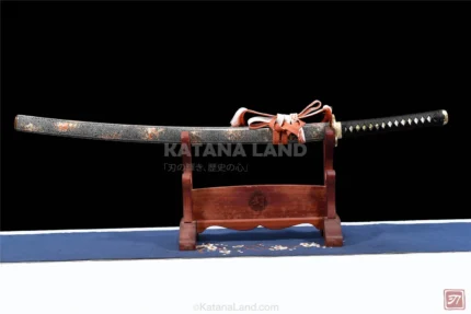 Kyusho Ryugin Katana with Damascus steel blade