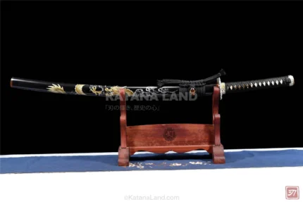 Koryu no Tachi samurai katana with high-grade tool steel blade