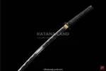 Sleek Black Katana Sword with BO-HI for Optimal Balance
