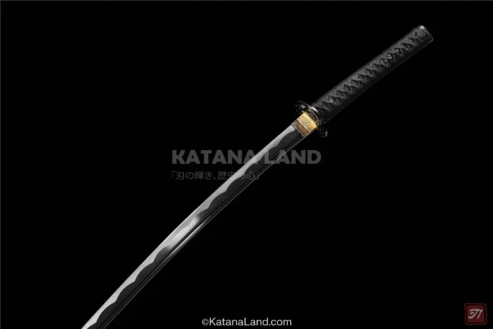 Sleek Black Katana Sword with BO-HI for Optimal Balance