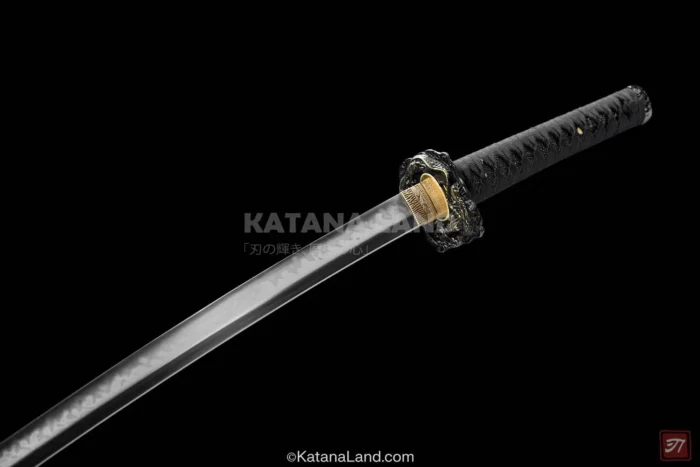 Black Hamon Katana Sword