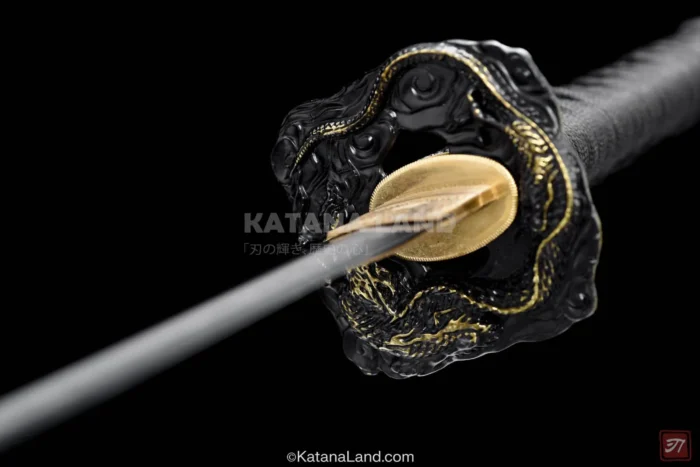 Stylish Black Blade Katana