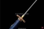 Elegant gold katana