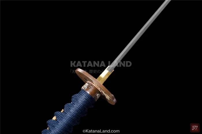 Elegant gold katana