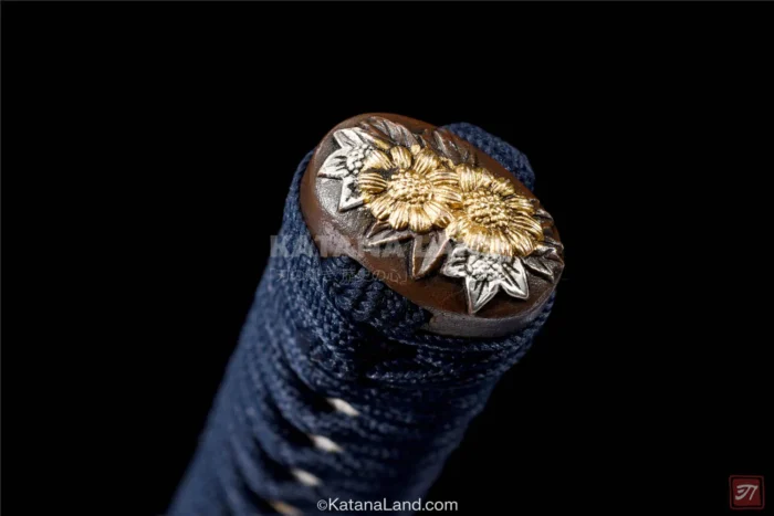 Exquisite gold blade katana