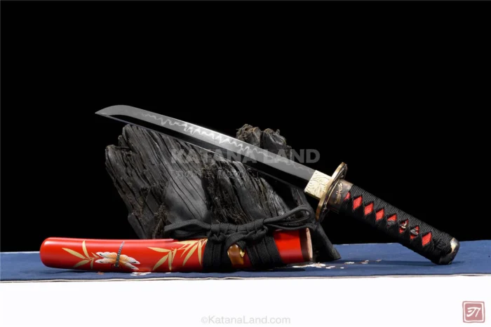 Red Hamon Samurai Katana