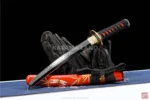 T10 Steel Katana Sword in Red