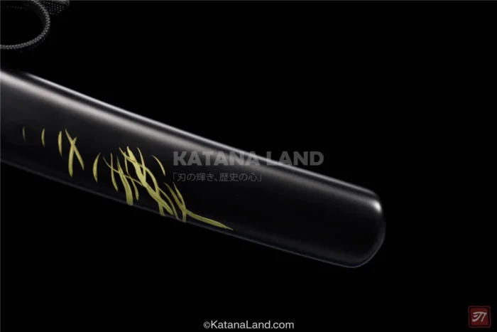 Handcrafted Black Katana with T10 Steel