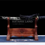 Azure Dragon Tanto - Black Damascus Steel Katana