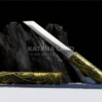 Bamboo Blossom Tanto Katana with Manganese Blade