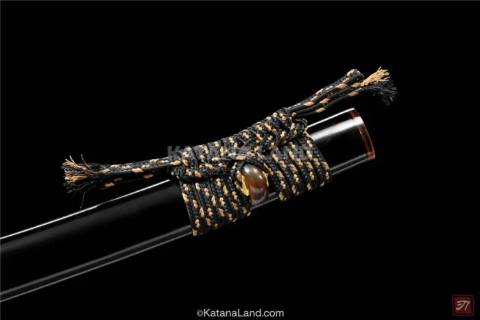 Exquisite Silver Samurai Sword with BO-HI