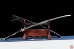 Sleek Black Finish Katana