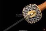 Black Damascus Steel Katana Sword