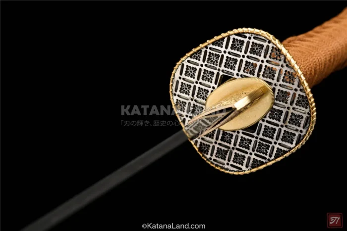 Black Damascus Steel Katana Sword