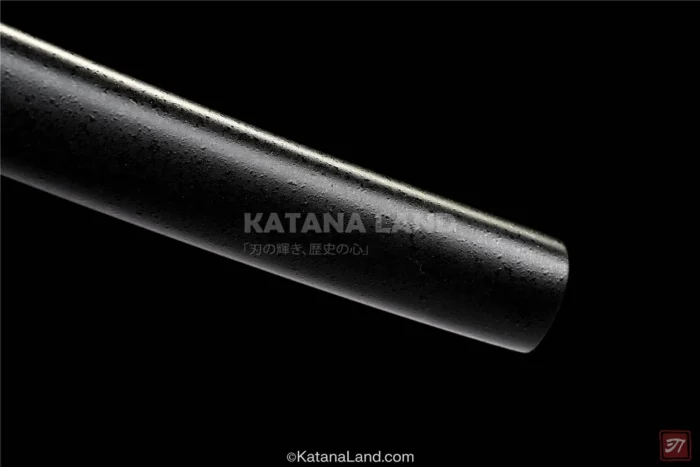 Durable Black Katana with Damascus Steel