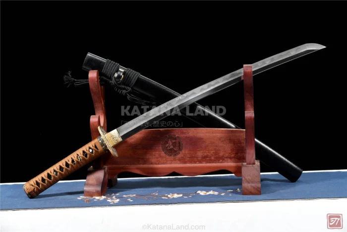Elegant Black Katana Sword