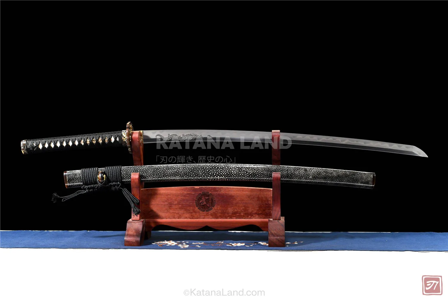 Green Samurai Katana with unique design