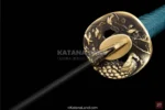 Hamon Pattern on Peacock Katana