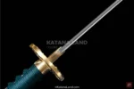 Traditional Black Katana with Hamon