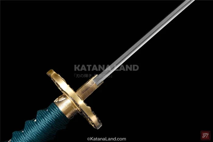 Traditional Black Katana with Hamon