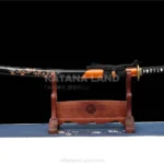 Peacock Kingblade katana with Damascus steel blade