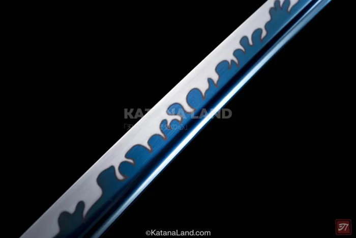 Manganese Blade Samurai Sword in Blue