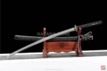Handcrafted katana swords featuring Hamon