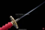 Red Blade Samurai Sword for Display