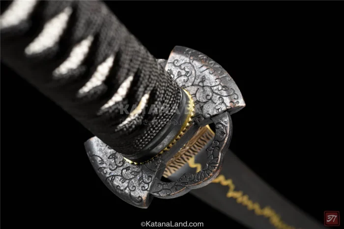 Elegant Black Blade Samurai Sword