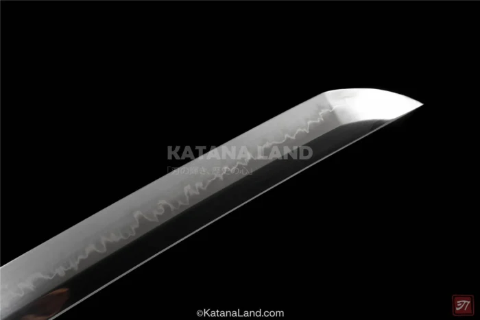 Black Finish Samurai Katana with Hamon