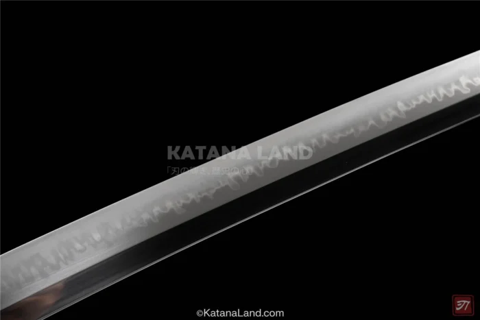Celestial Wisteria Black Katana with Hamon