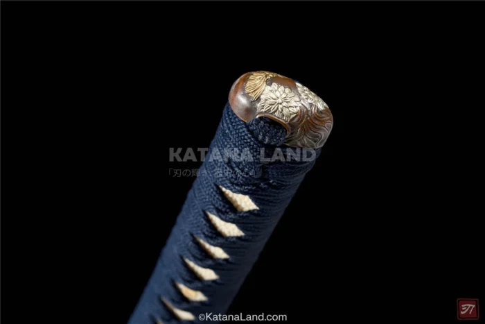 Hamon Detail on Celestial Wisteria Samurai Katana