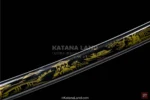 Stunning Black Hamon Katana Sword